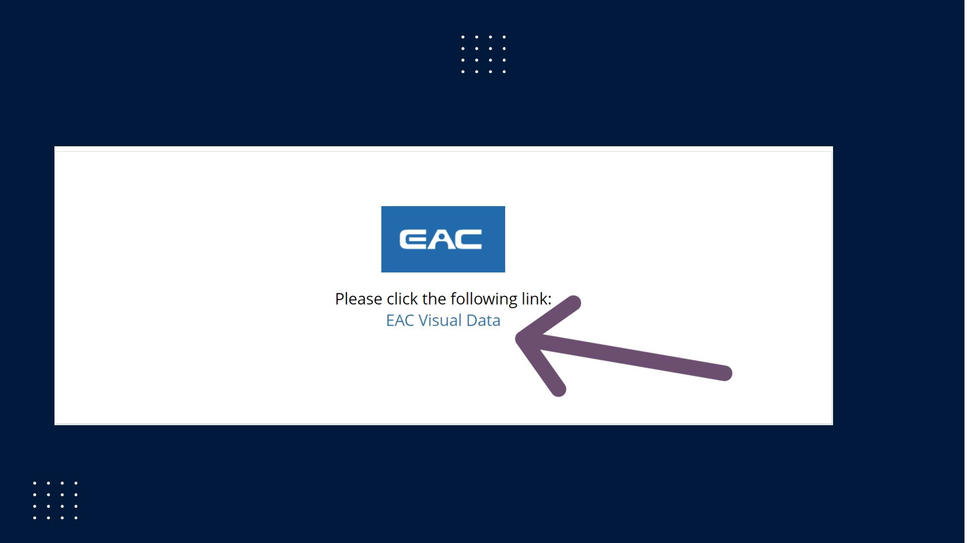 EAC Visual Data link 1